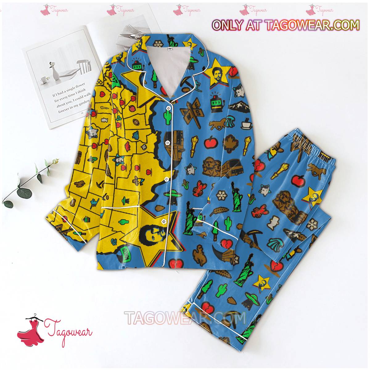 Dan? Pattern Men Women Pajama Set Hfn Family Matching Shirt