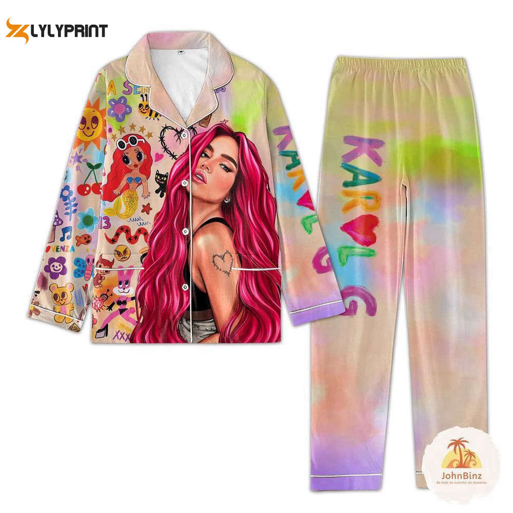 Karol G Pajamas Set Karol G Pyjamas Maana Sera Bonito Pajamas Set Nva