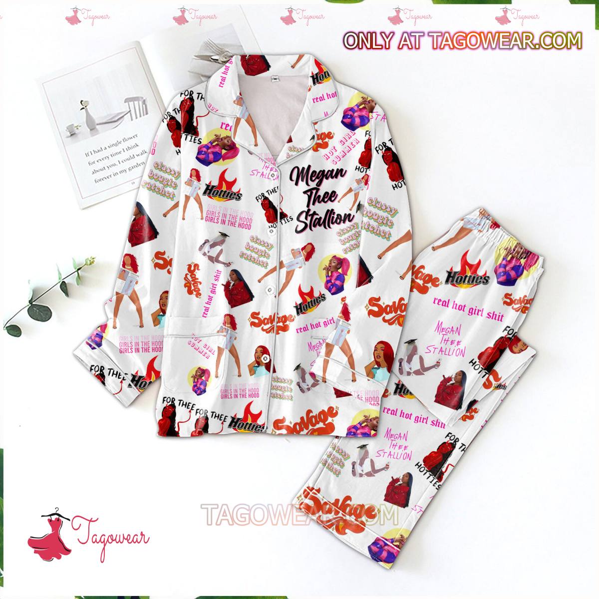 Megan Thee Stallion Hot Girl Summer Women Pajama Set Hfn Family Matching Shirt