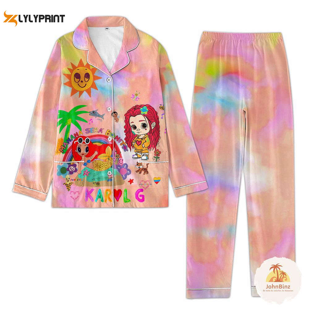 Maana Sera Bonito Pajama Karol G Pajama Karol G Pyjamas Karol G Pajama Set Nva