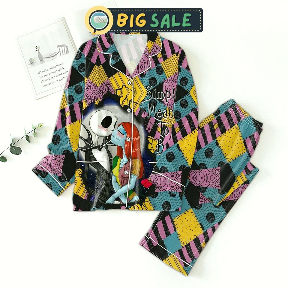 Jack Skellington Kidnap The Sandy Claws Is This Jolly Enough Pajama Set Gift For Family Sleepwear Nva