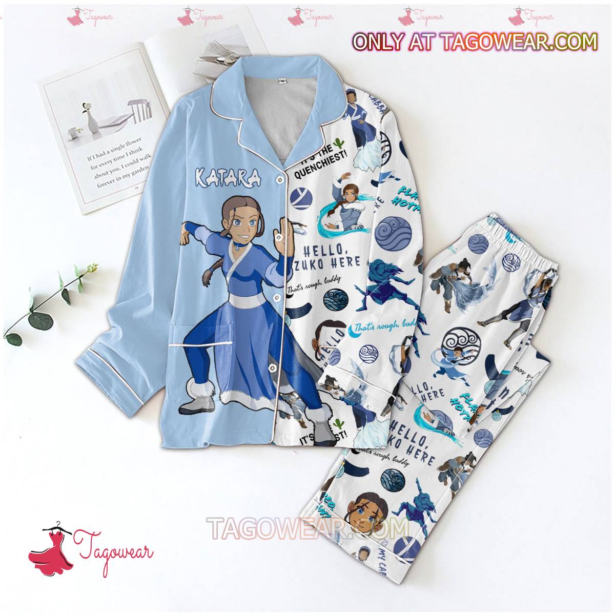 Katara Avatar The Last Airbender Men Women Pajama Set Hfn Family Matching Shirt