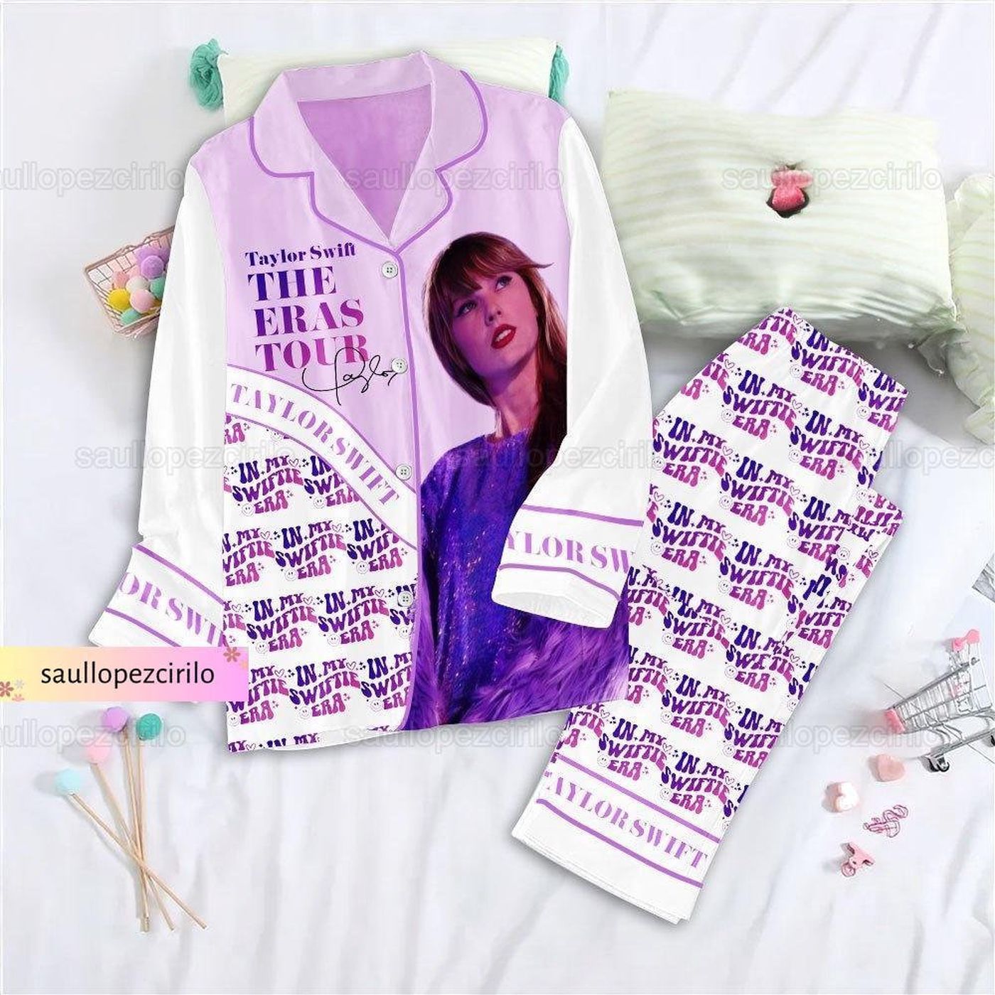 Swiftie Era Pajamas Set Women S Holiday & Concert Pants Perfect Swiftie Gift! Nva