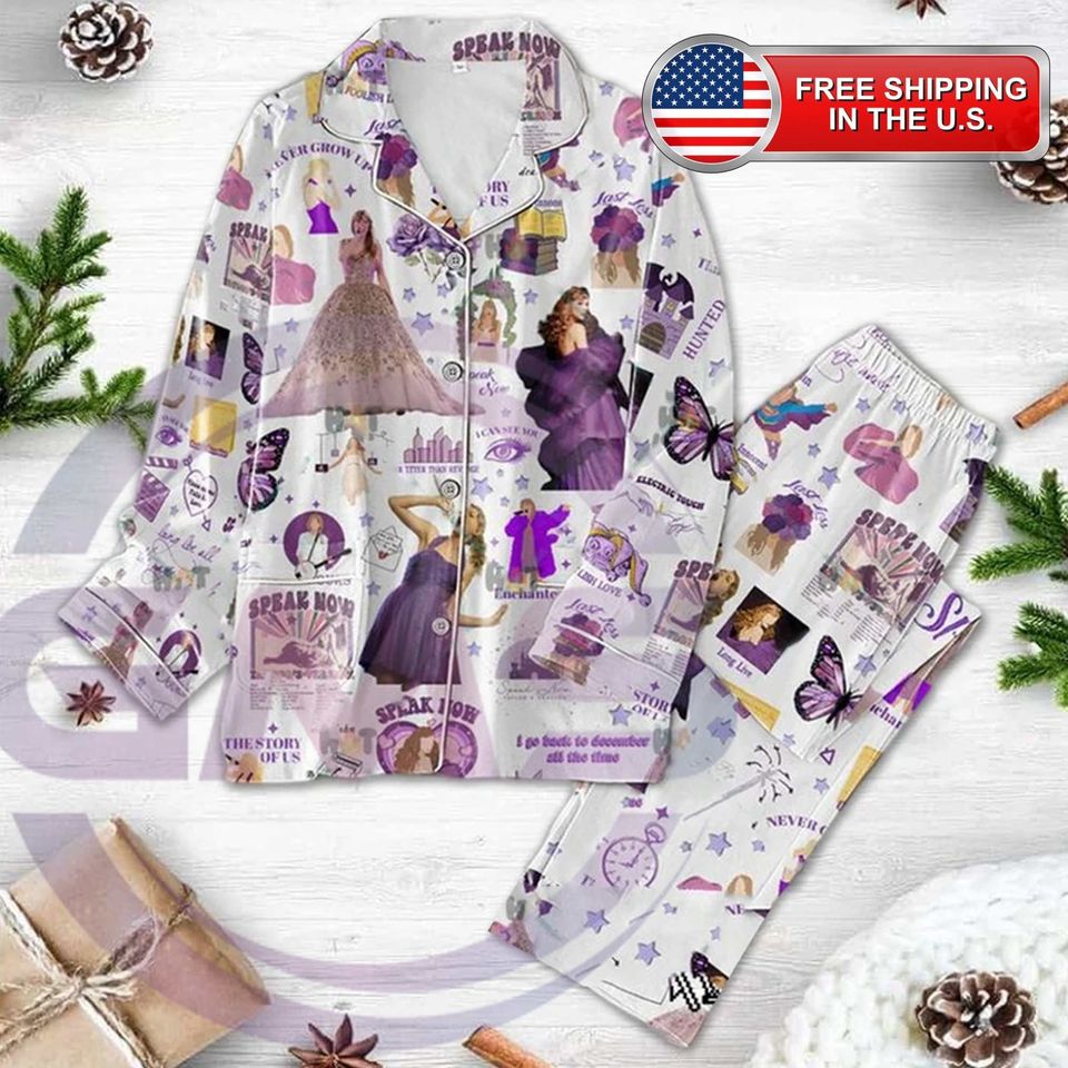 Pajama Set For Kid And Adult| Speak Now Pajama Gift Gift For Family Sleepwear Nva