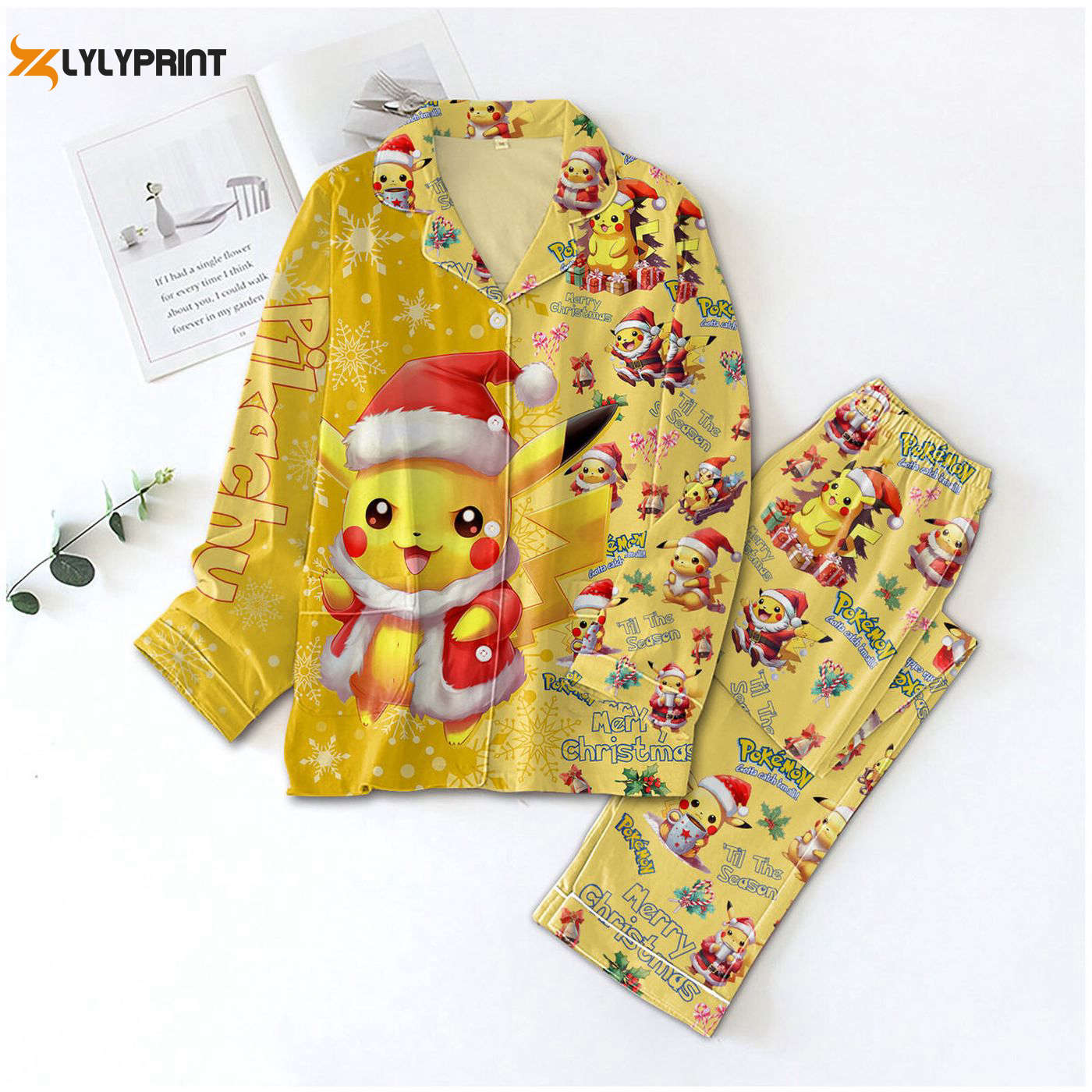 Stay Comfy This With Pkm Button Down Pajamas Set La Perfect Holiday Sleepwear! Nva