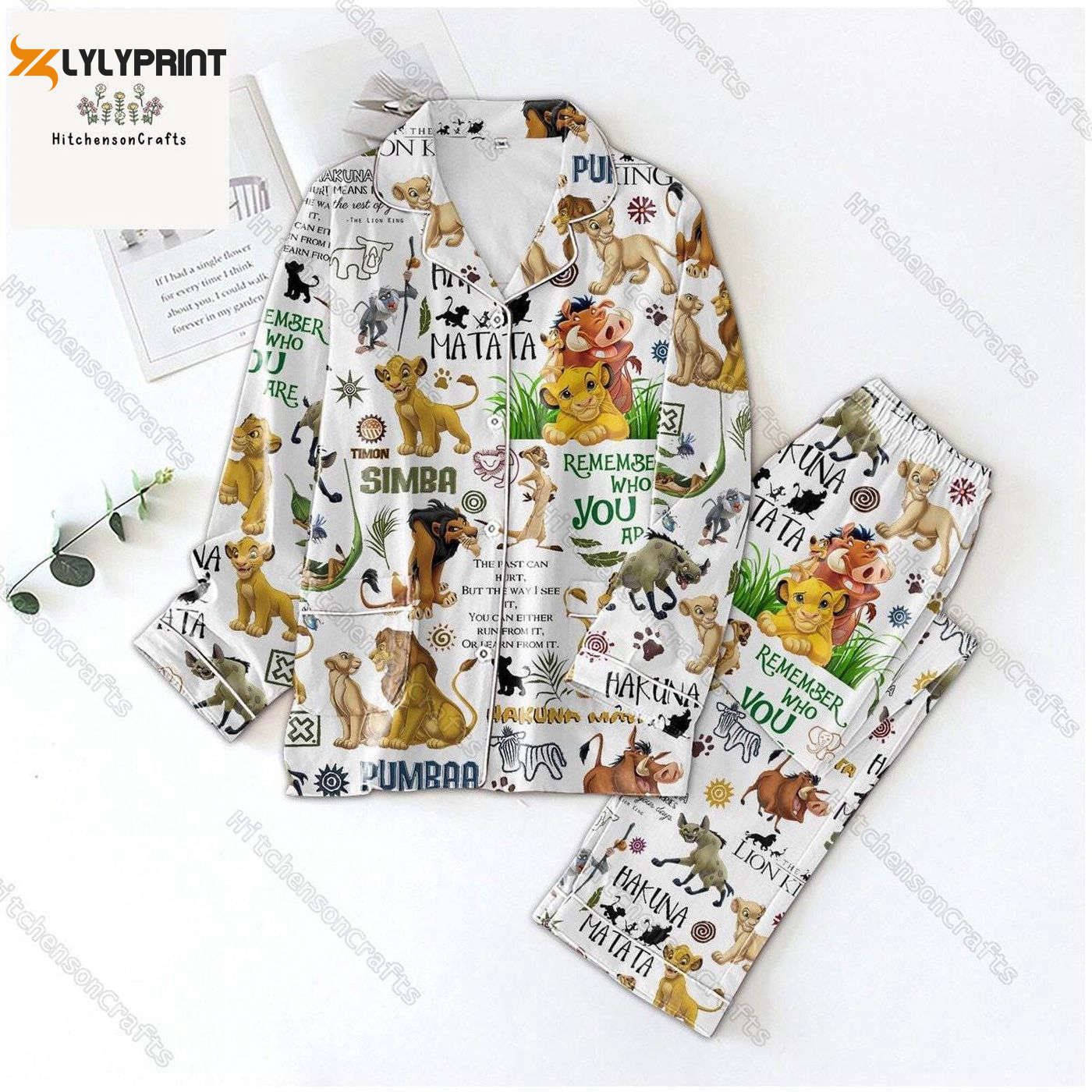 Disney Lion King Pajama Set Set Matching Family Pjs Gift For Movie Lovers