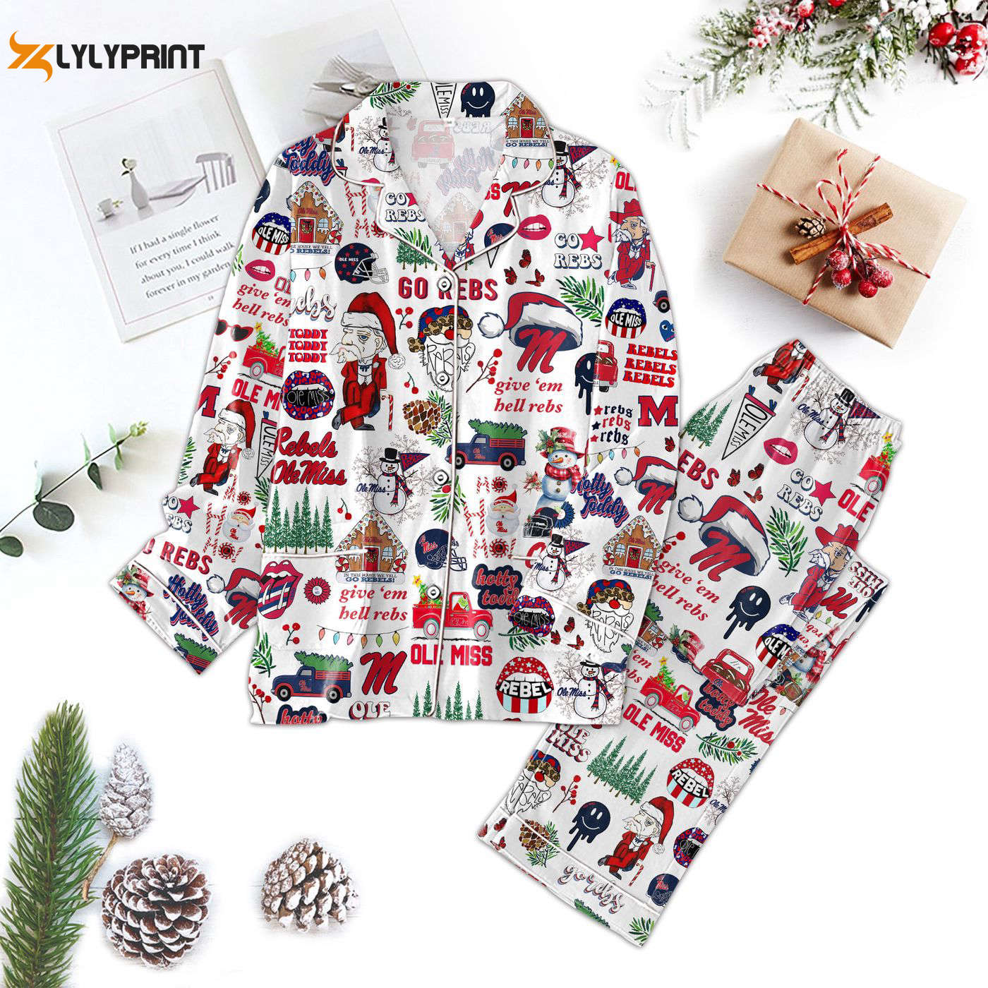Stay Festive With Omr Button Down Pajamas Set Tl Comfortable & Stylish Holiday Sleepwear Nva