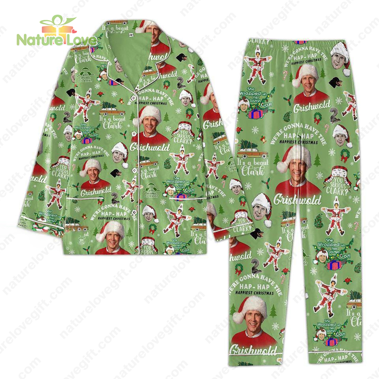 It?S A Beaut Clark Griswold Pyjama Pajama Set Nva