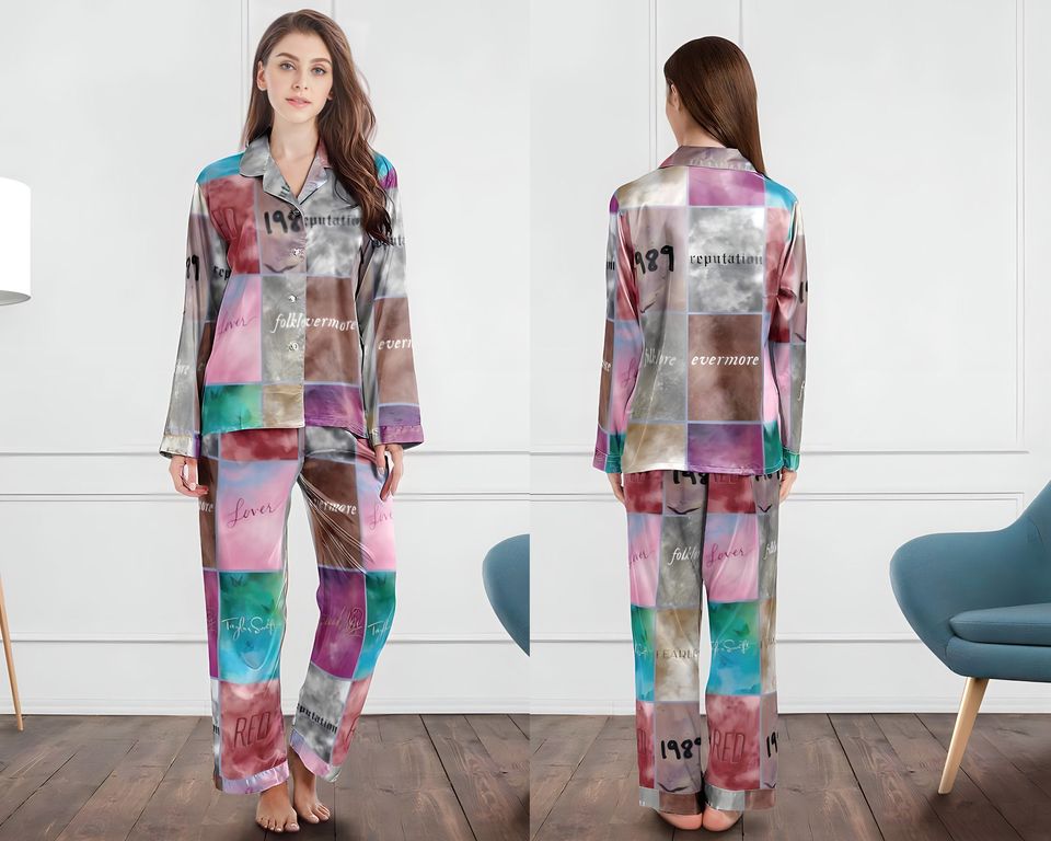 Ts Swifts Swifties Eras Tour Pajama Set Swifti Tour Pajama Set Gift For Family Sleepwear Nva