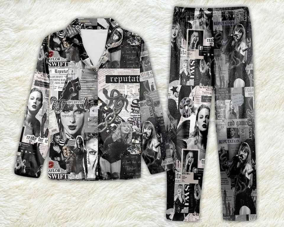 Ts Swifts Swifties_Eras Tour Pajama Set Ts Swifts Swifties Version Tour Womens Pajama Set Gift For Family Sleepwear Nva