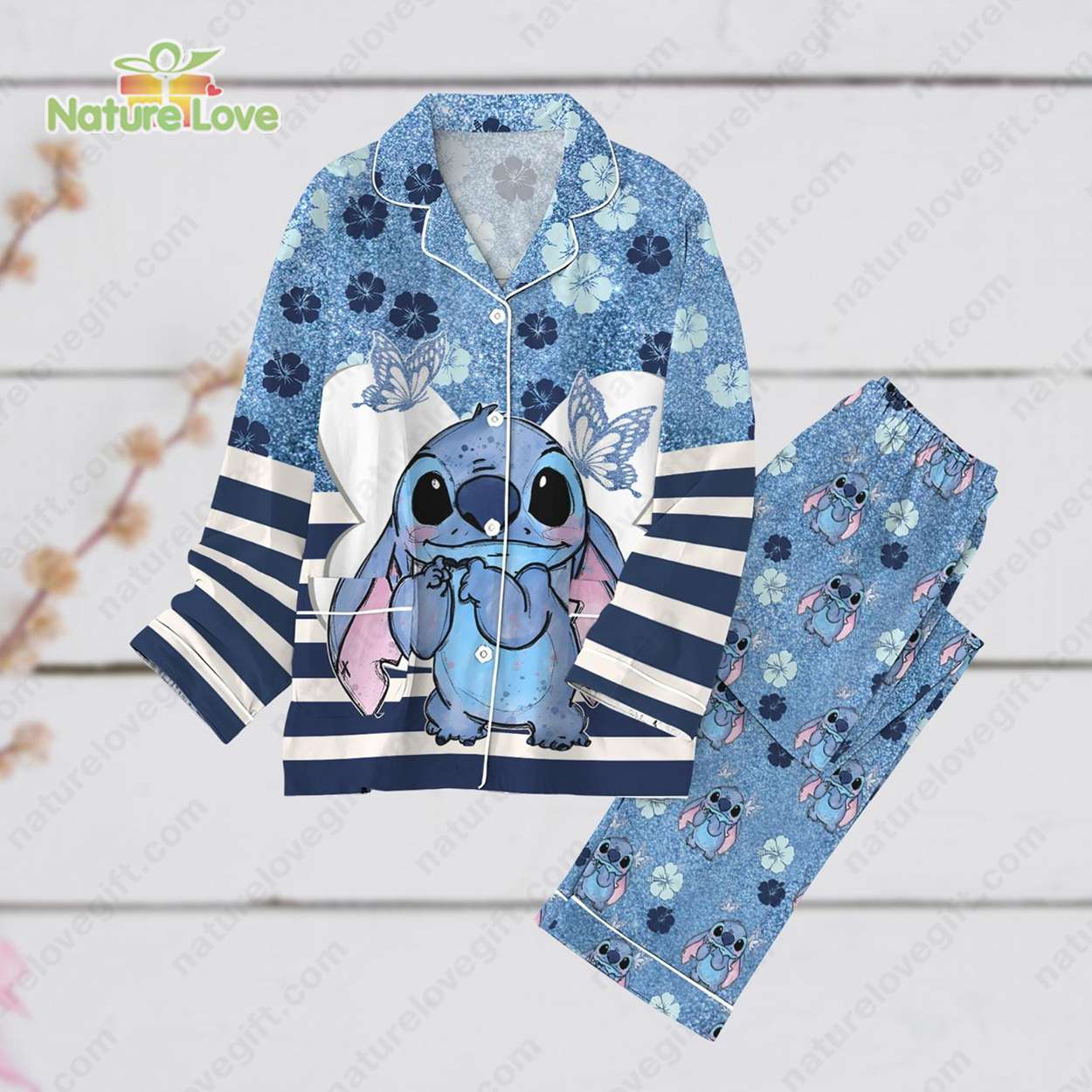 Stitch Onesie Pyjama Pajama Set Nva Cute Stitch Pajama For Disney Fans