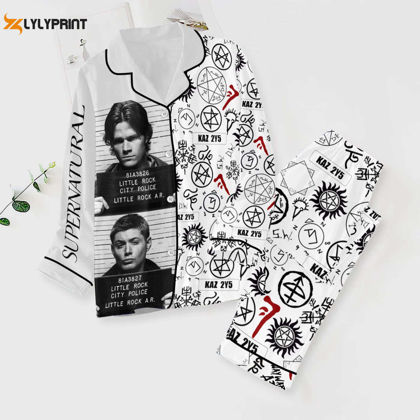 Get Cozy With Our Supernatural Button Down Pajama Set Perfect Gift For Women Nva