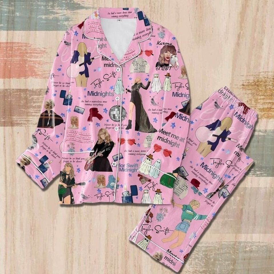 Ts Swifts Swifties Version Tour Womens Pajama Set
