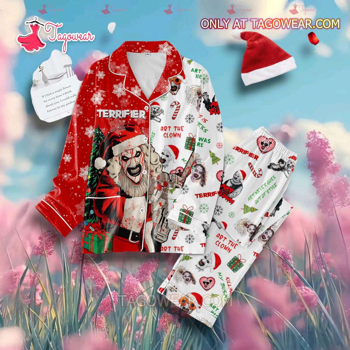 Terrifier Art The Clown Men Women Pajama Set Hfn Family Matching Shirt