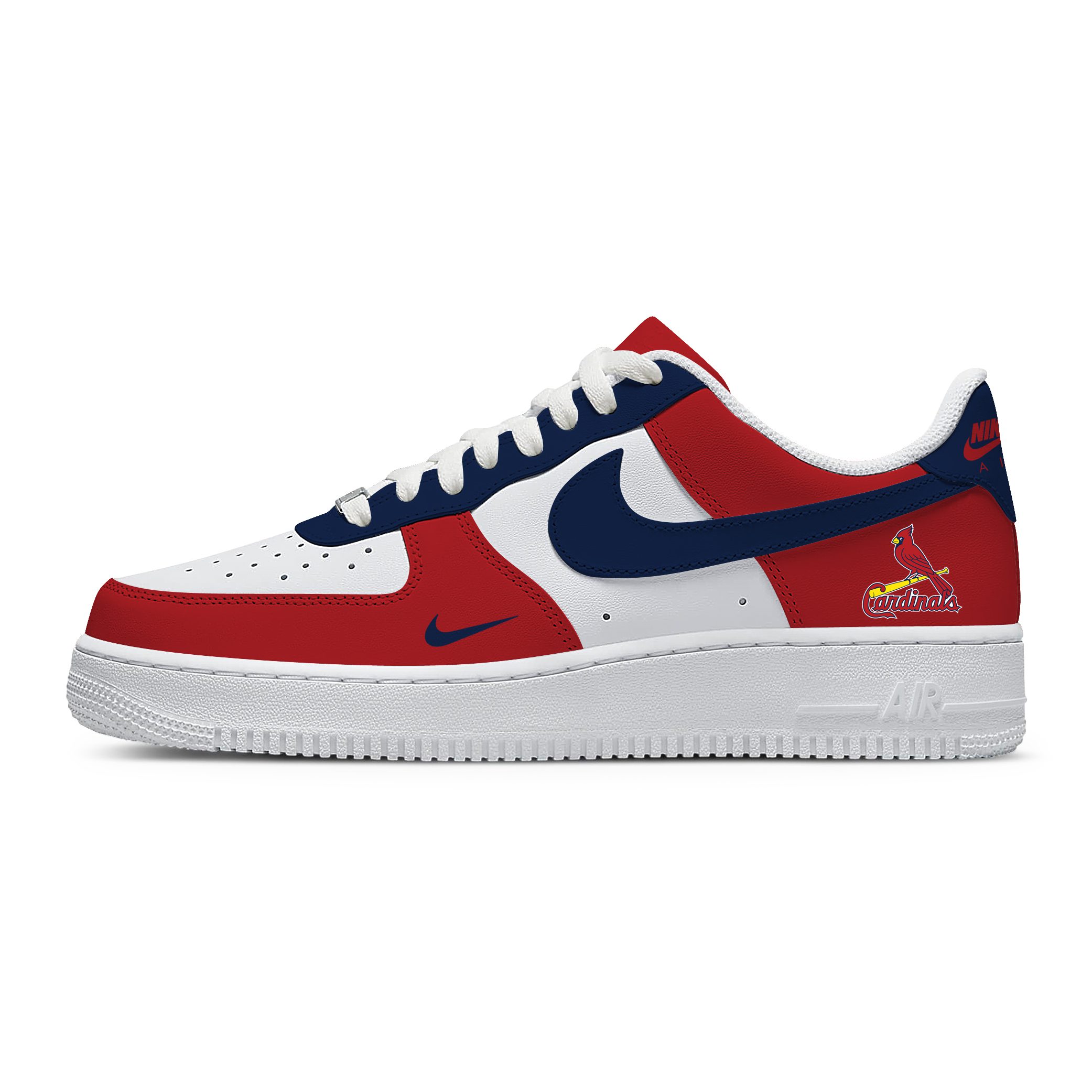 MLB St. Louis Cardinals Nike Air Force 1 Low Casual Sneakers For Fan