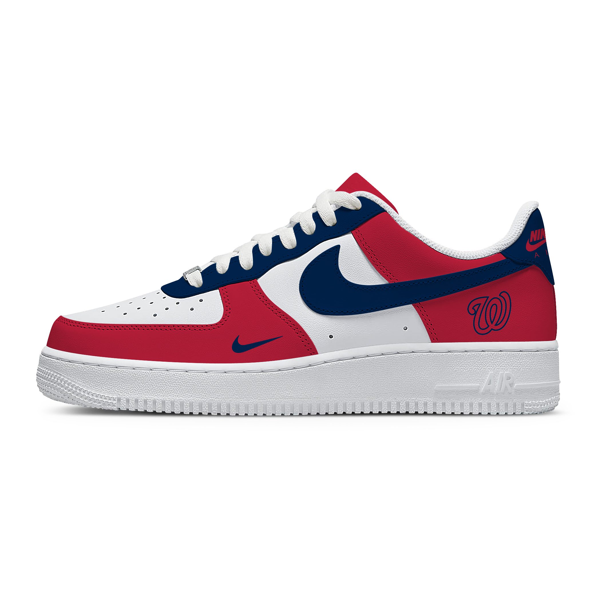 MLB Washington Nationals Nike Air Force 1 Low Casual Sneakers For Fan