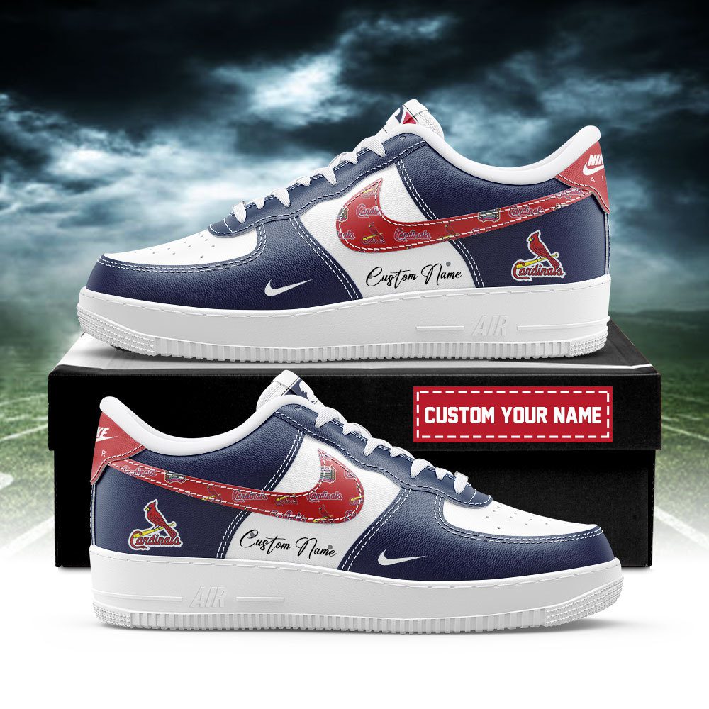 St. Louis Cardinals MLB Nike Air Force 1 Low Custom Name - Best Running Shoes 2025 For Fans