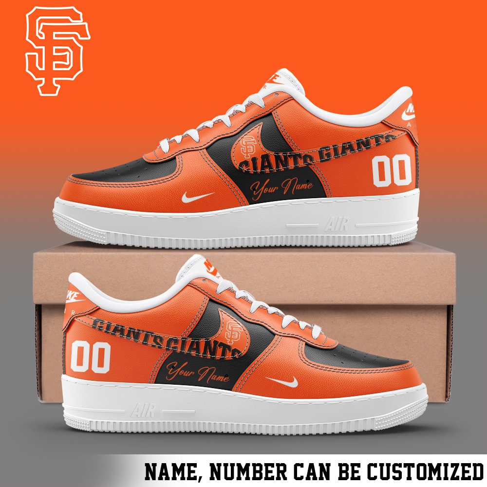 San Francisco Giants MLB Personalized Nike Air Force 1 Low Custom Name - Trendy Shoes For Men Women