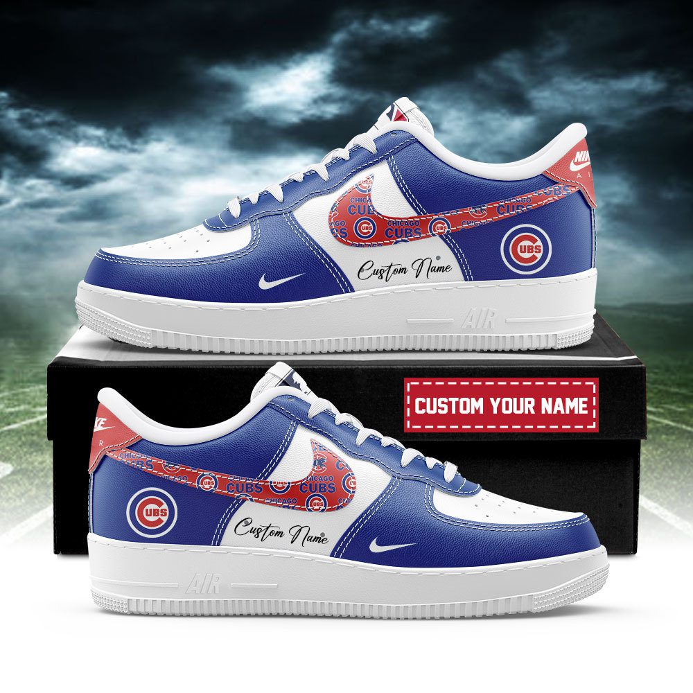Chicago Cubs MLB Nike Air Force 1 Low Custom Name - Best Running Shoes 2025 For Fans