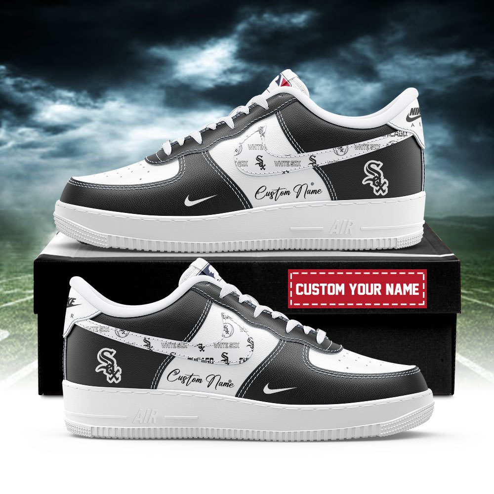 Chicago White Sox MLB Nike Air Force 1 Low Custom Name - Best Running Shoes 2025 For Fans