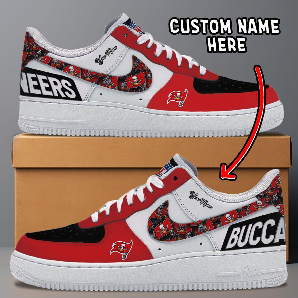 Tampa Bay Buccaneers NFL Personalized Air Force 1 Shoes - Stylish Casual Sneakers For Fans