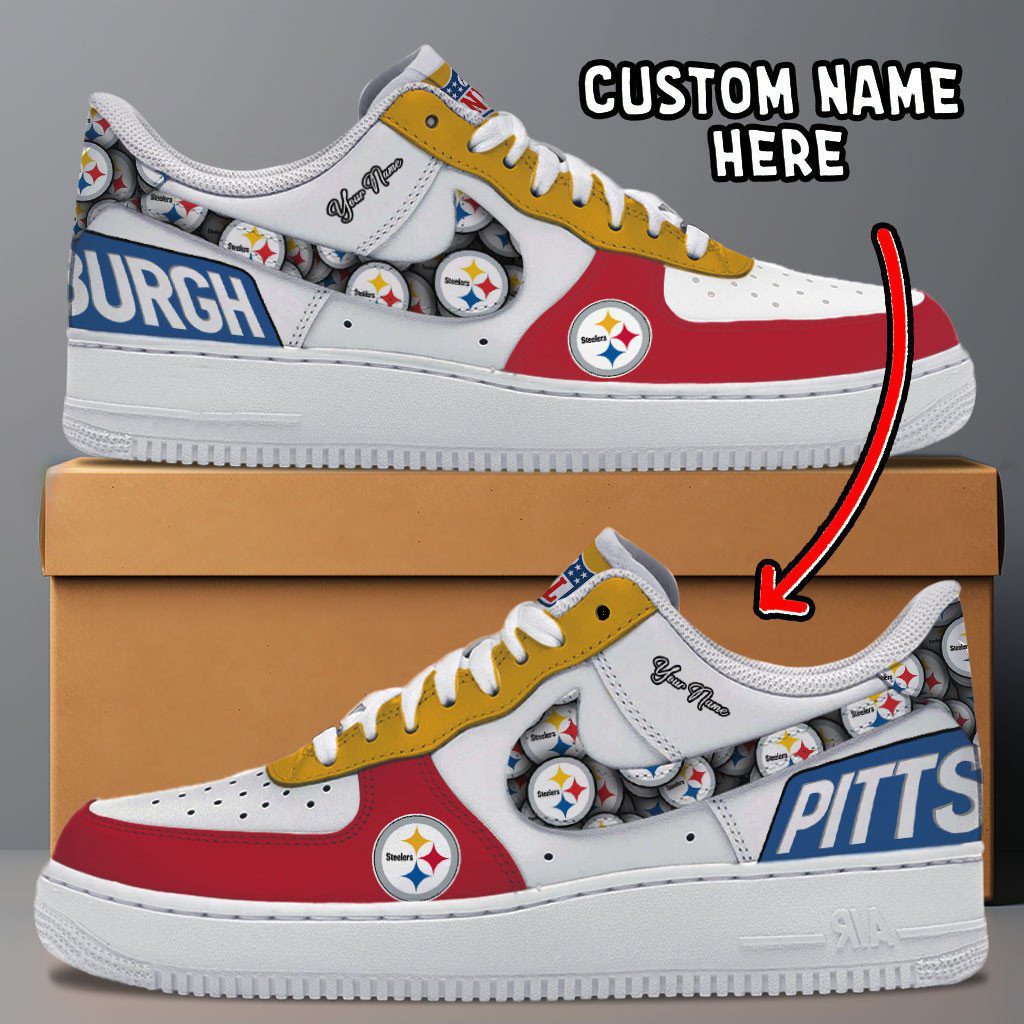 Pittsburgh Steelers NFL Personalized Air Force 1 Shoes - Stylish Casual Sneakers For Fans