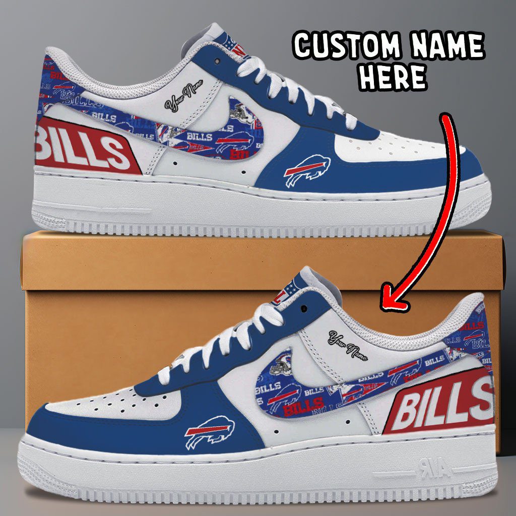 Buffalo Bills NFL Personalized Air Force 1 Shoes - Stylish Casual Sneakers For Fans