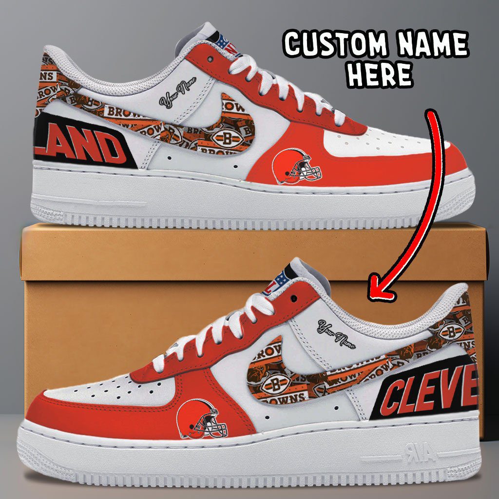Cleveland Browns NFL Personalized Air Force 1 Shoes - Stylish Casual Sneakers For Fans