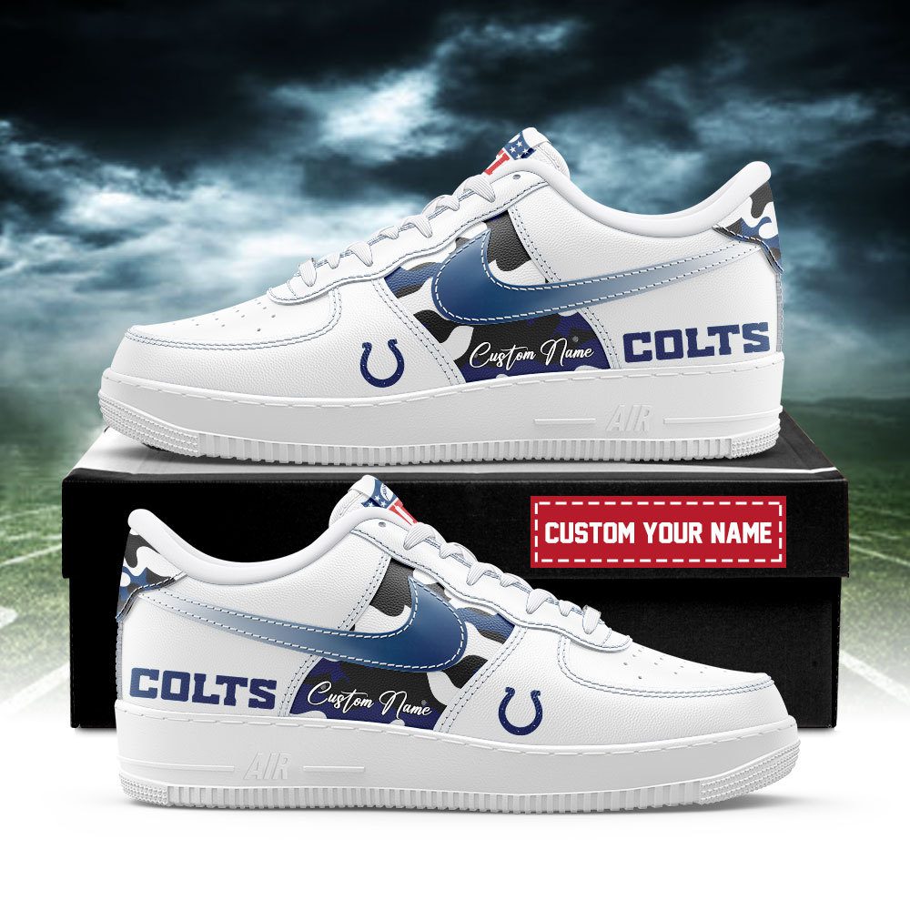 Indianapolis Colts NFL Air Force 1 Sneakers Custom Name Trending Shoes For Fans