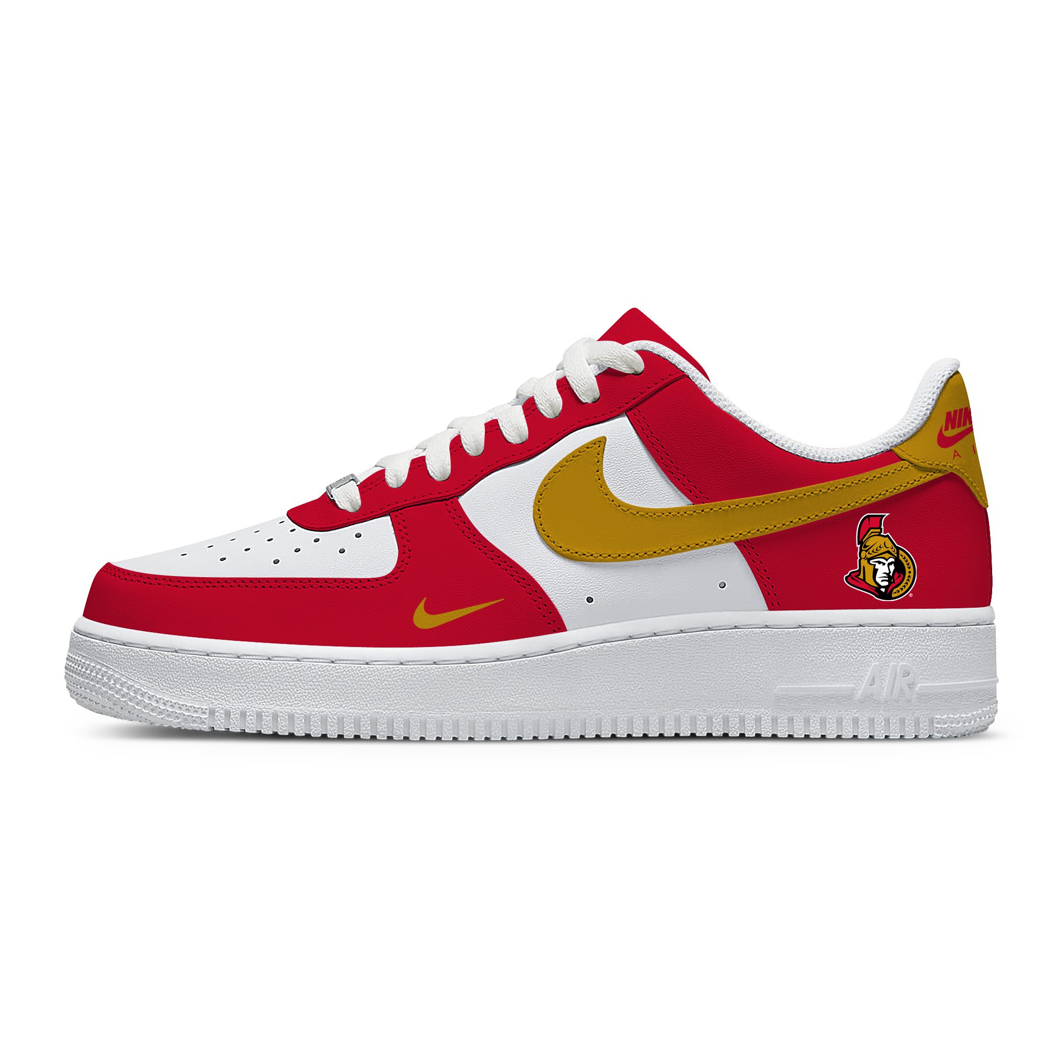 NHL Ottawa Senators AF1 Stylish Casual Sneakers For Men Women For Fan