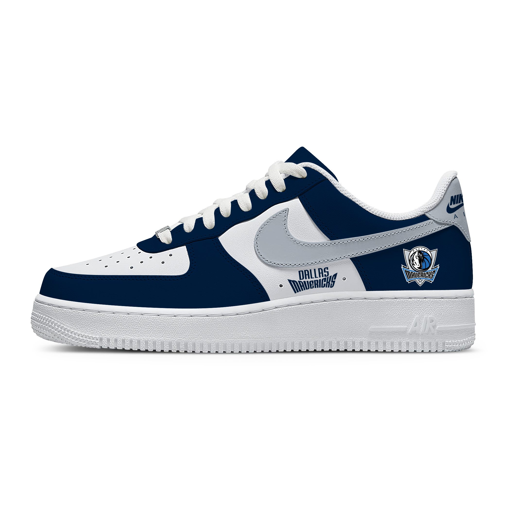 NBA Dallas Mavericks Nike Air Force 1 Low Sneakers For Fan
