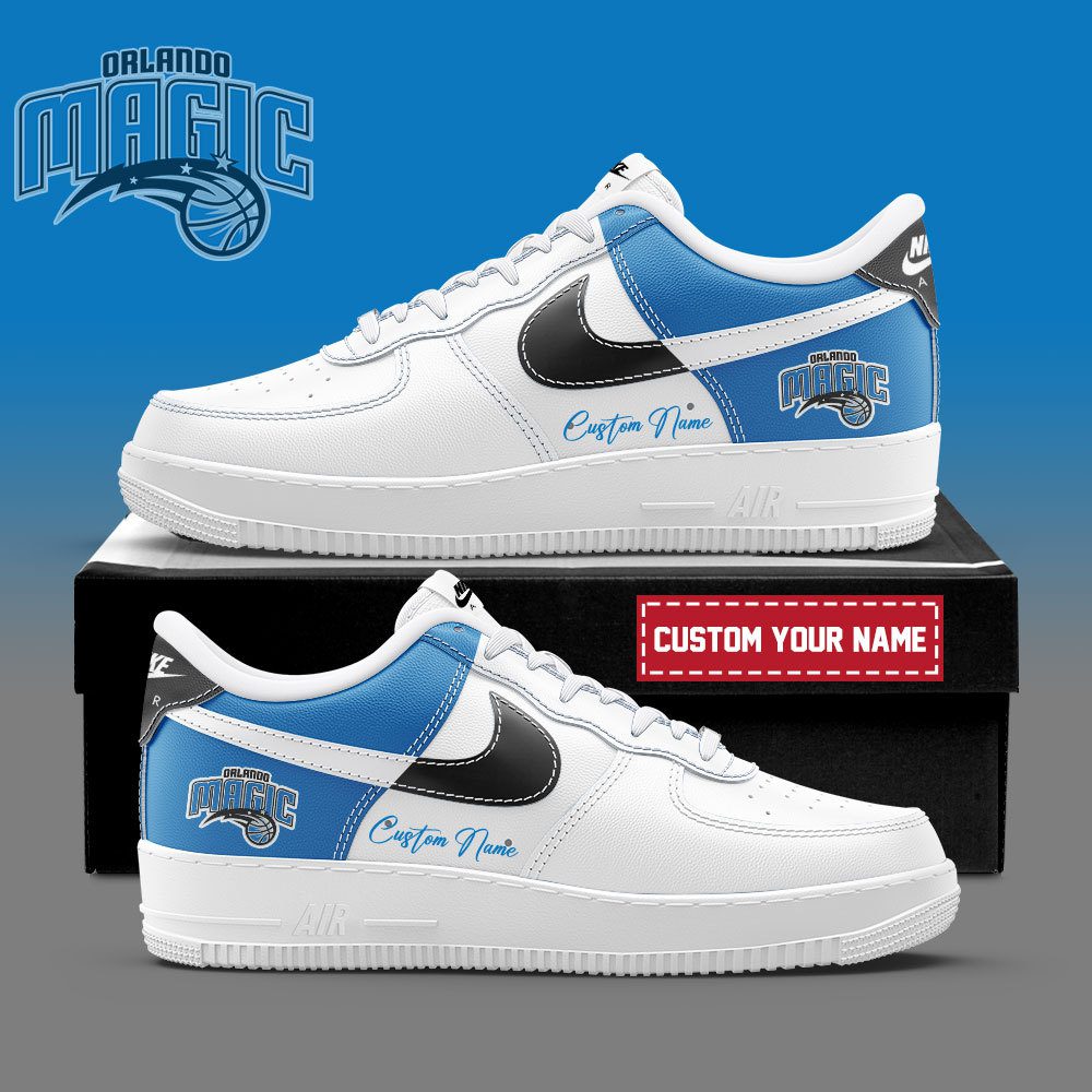 Orlando Magic NBA Playoffs Custom Name AF1 Sneakers