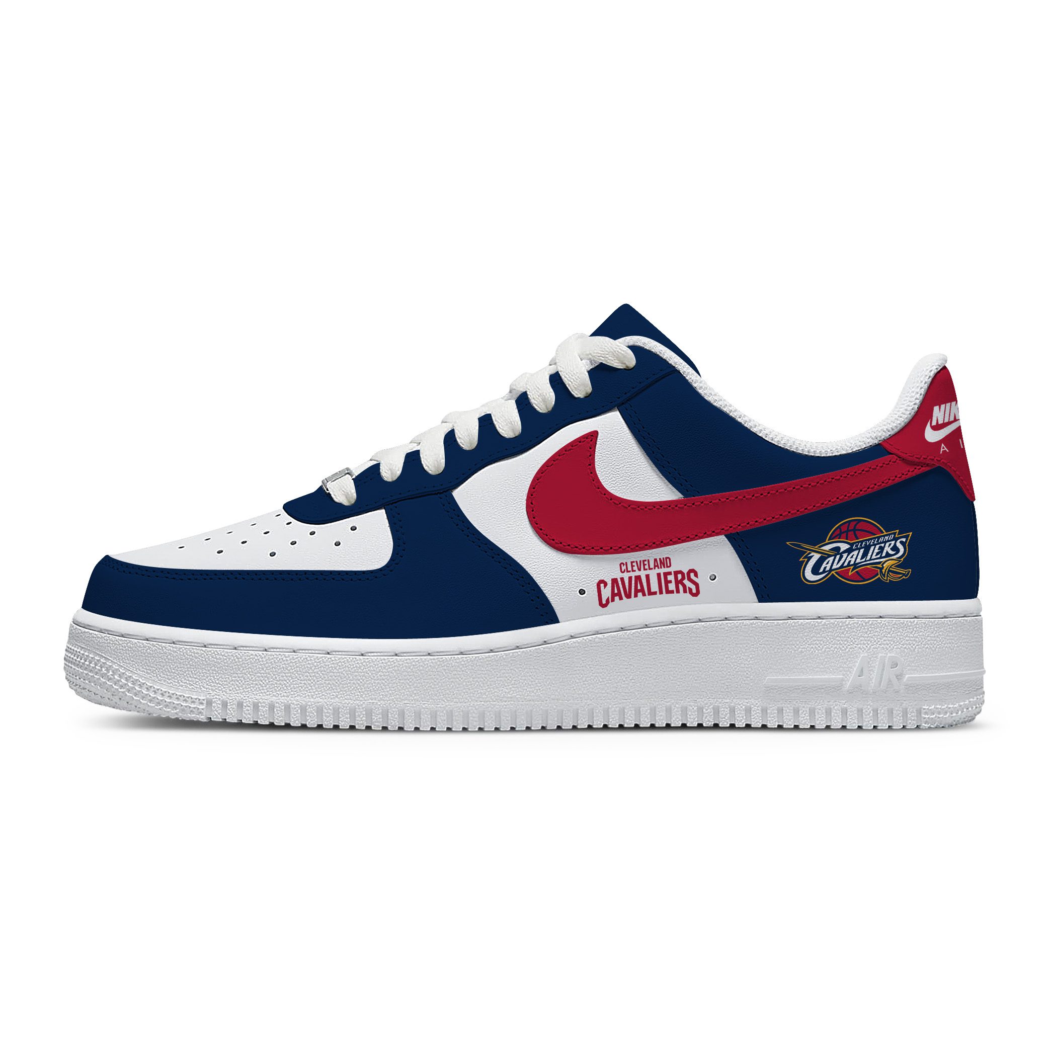 NBA Cleveland Cavaliers Nike Air Force 1 Low Sneakers For Fan