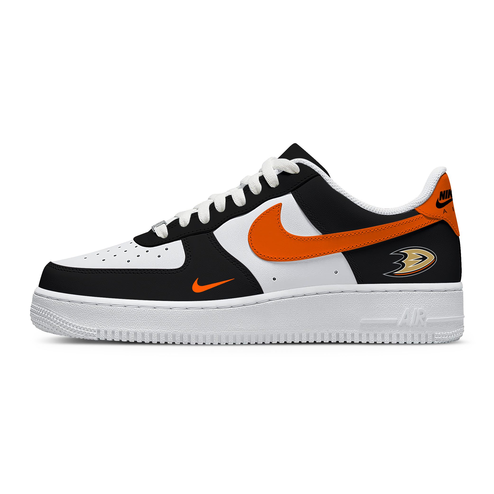 NHL Anaheim Ducks AF1 Stylish Casual Sneakers For Men Women For Fan