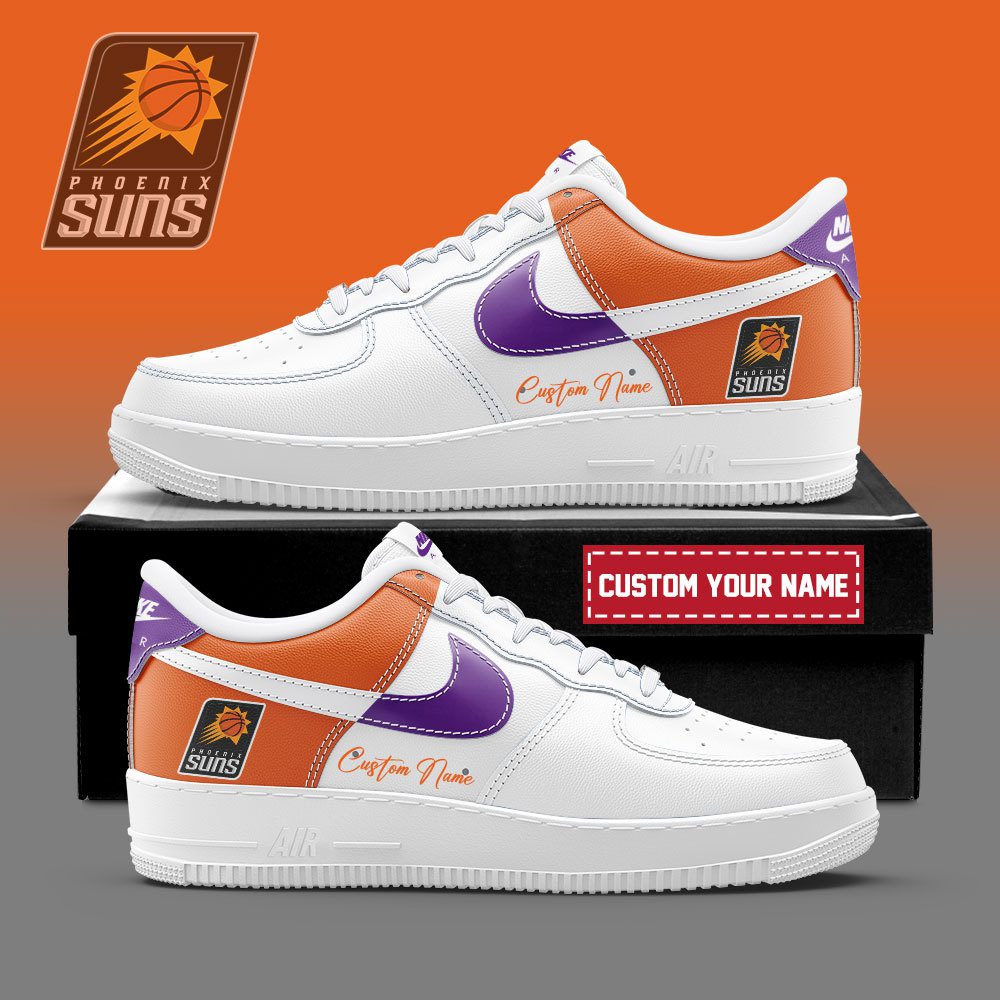 Phoenix Suns NBA Playoffs Custom Name AF1 Sneakers