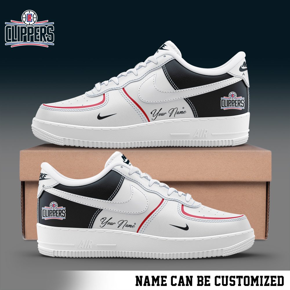 Los Angeles Clippers NBA Custom Name AF1 Sneakers Limited Collection