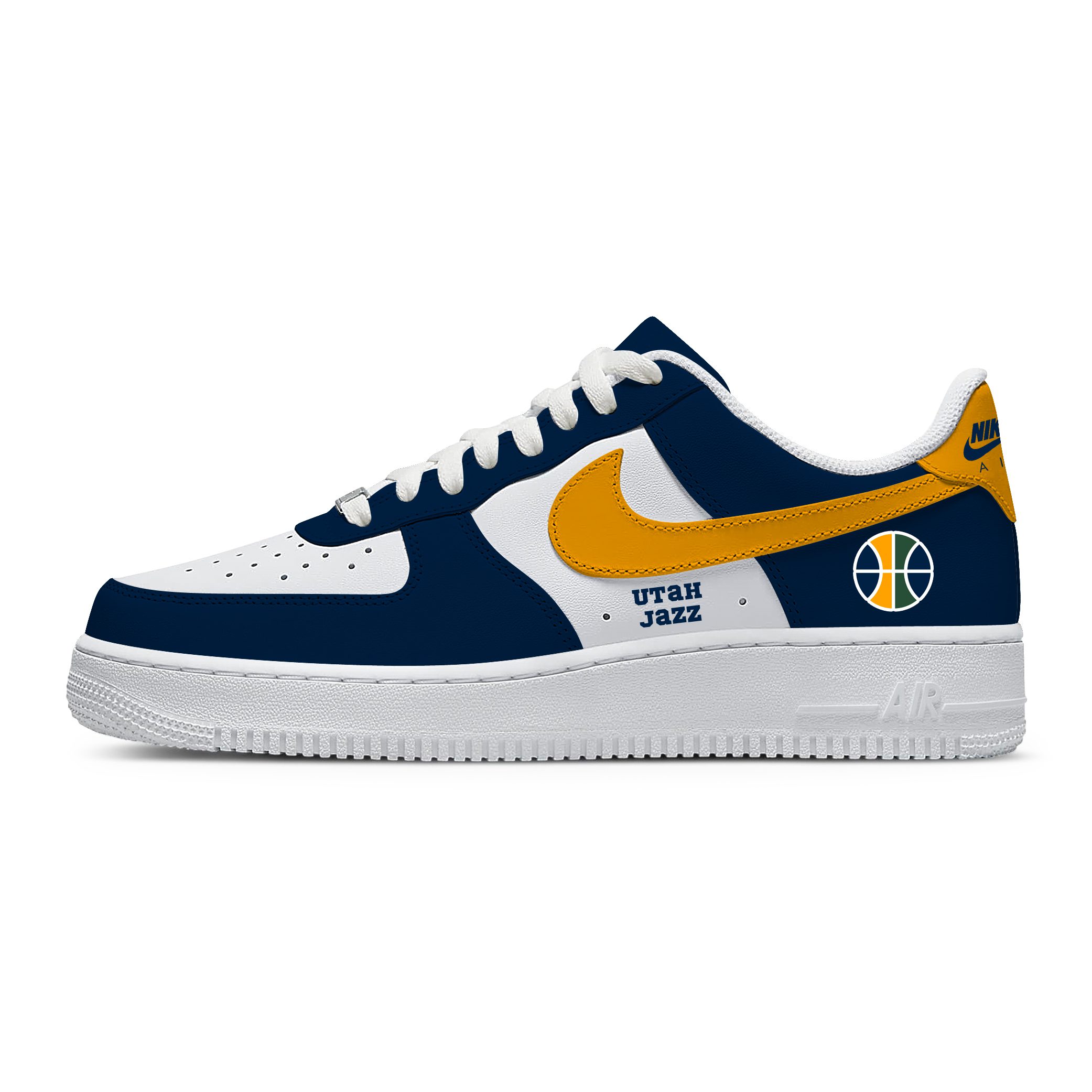 NBA Utah Jazz Nike Air Force 1 Low Sneakers For Fan