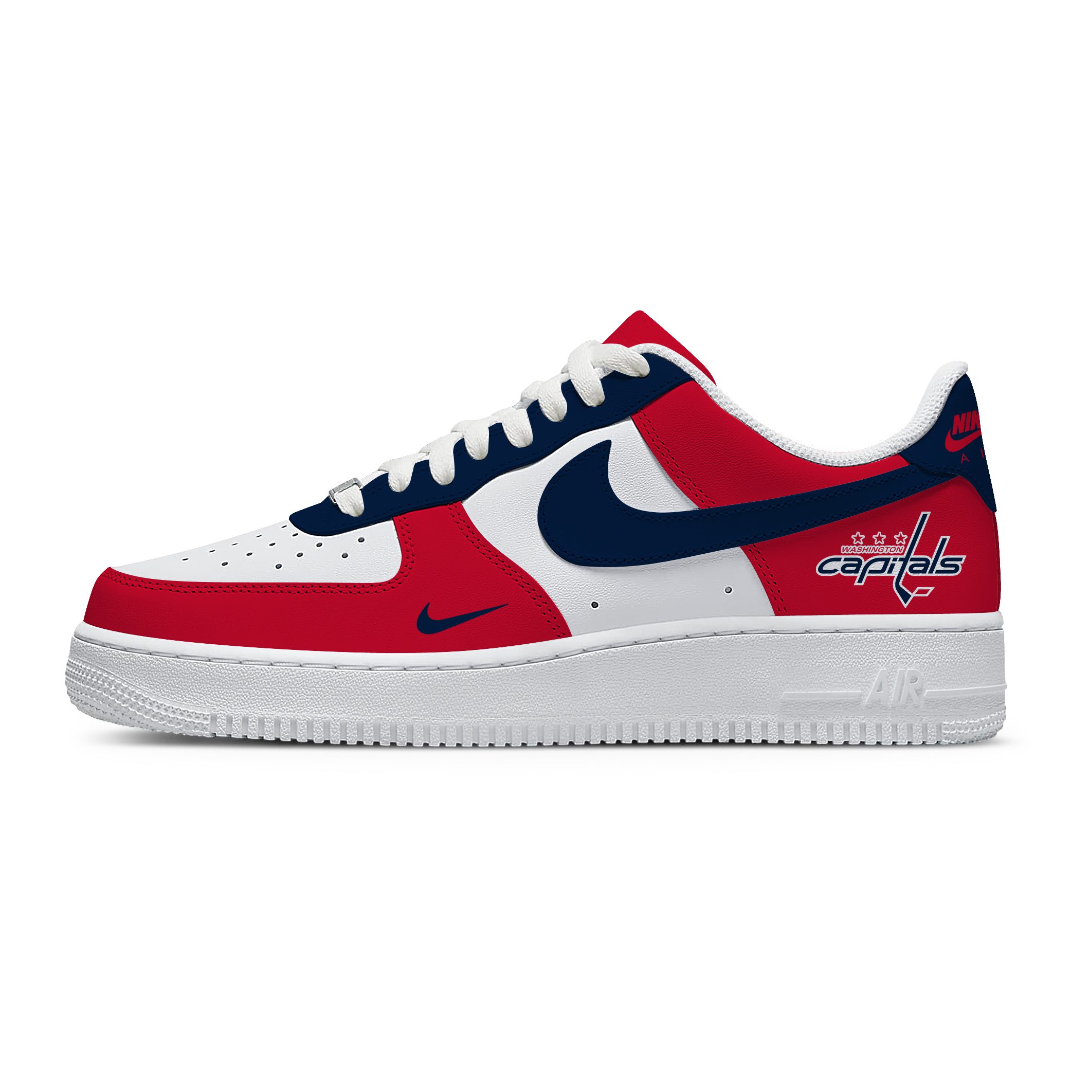 NHL Washington Capitals AF1 Stylish Casual Sneakers For Men Women For Fan