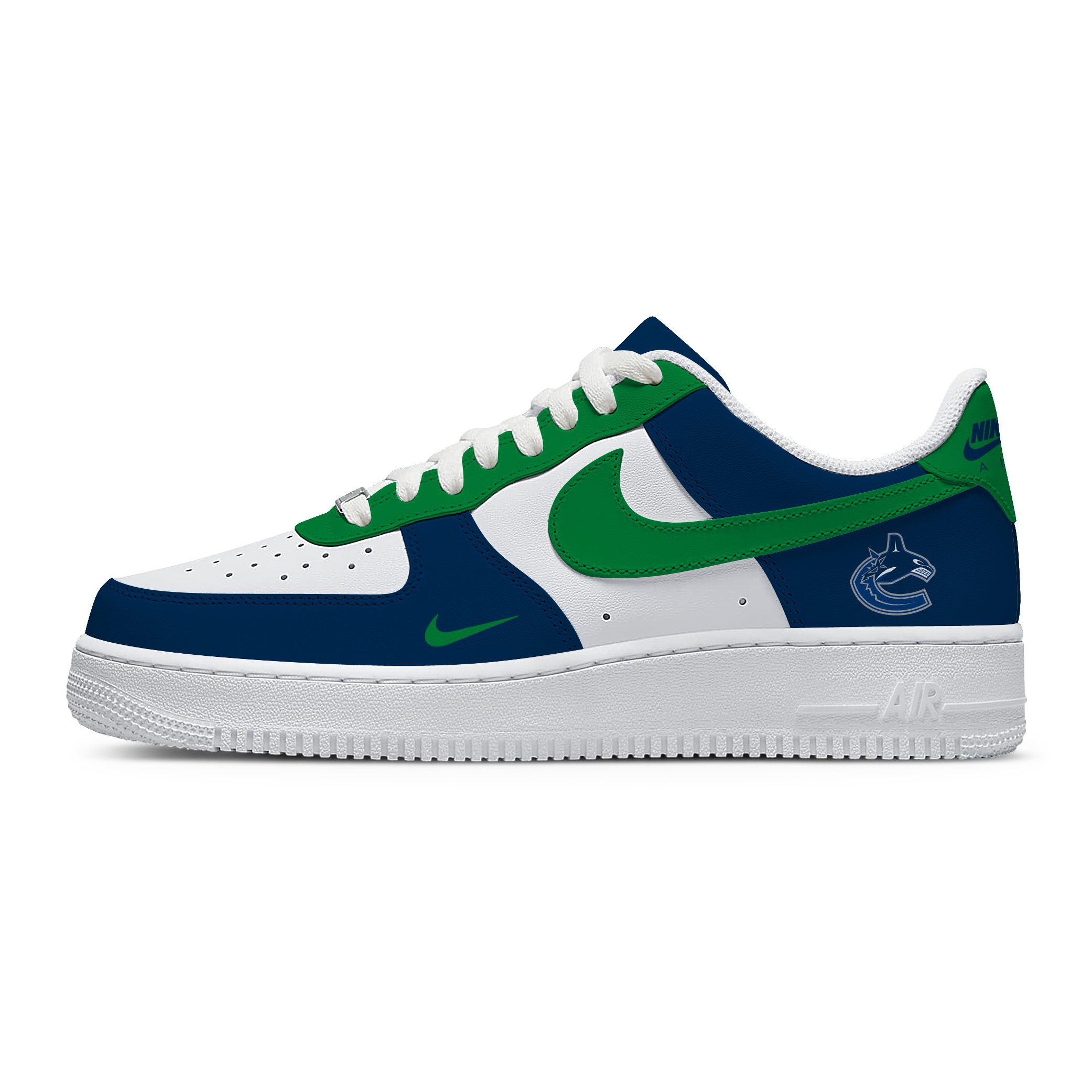 NHL Vancouver Canucks AF1 Stylish Casual Sneakers For Men Women For Fan