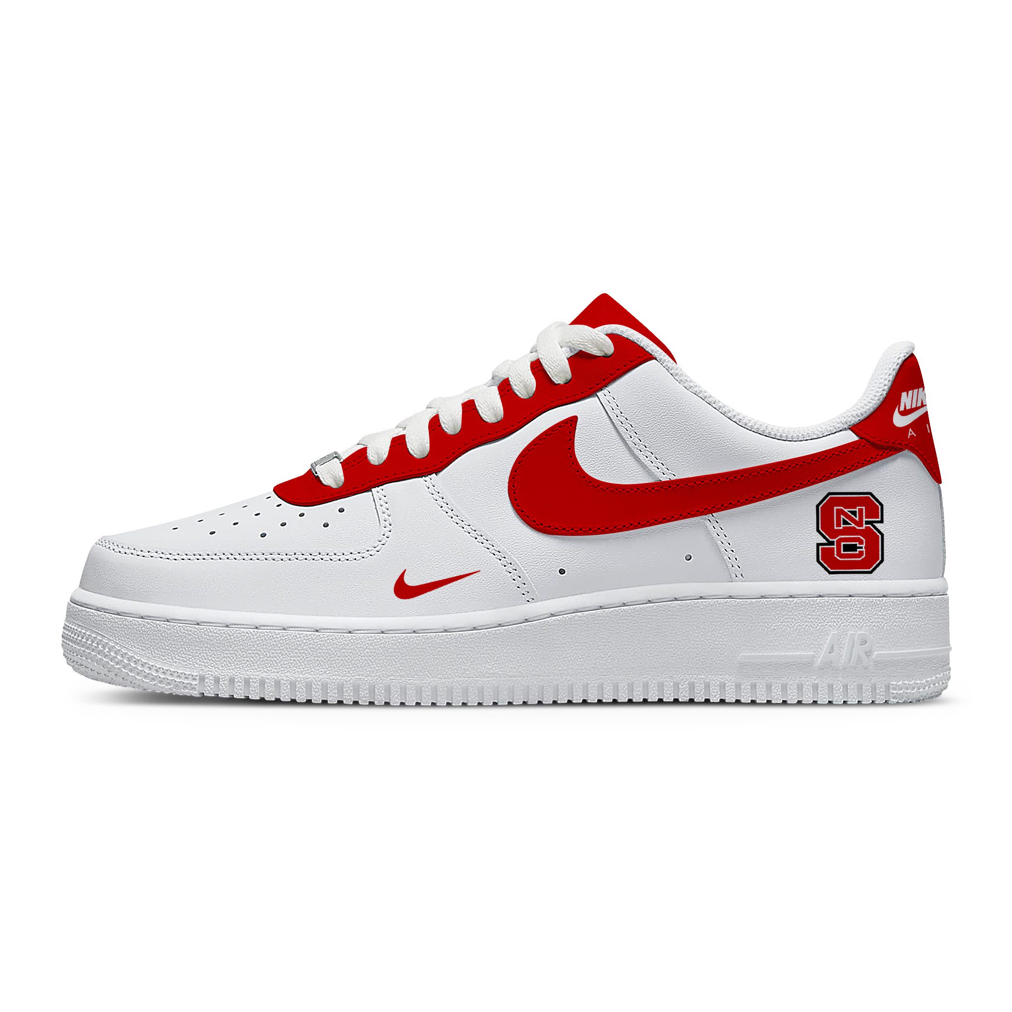 NCAA NC State Wolfpack AF1 Stylish Casual Sneakers For Men Women For Fan