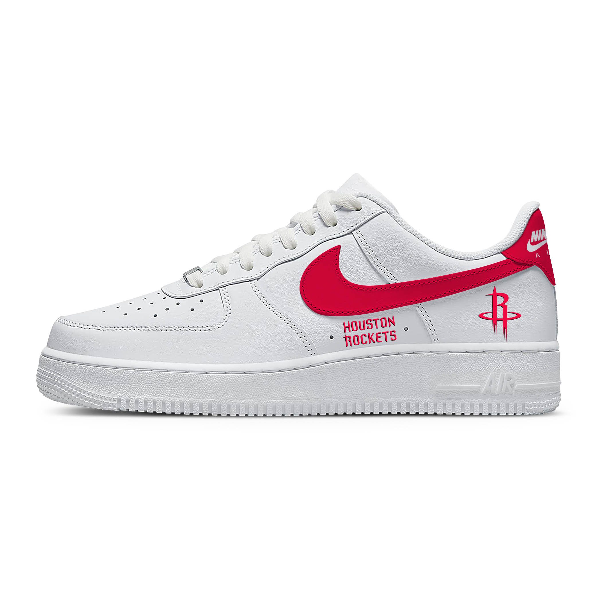 NBA Houston Rockets Nike Air Force 1 Low Sneakers For Fan