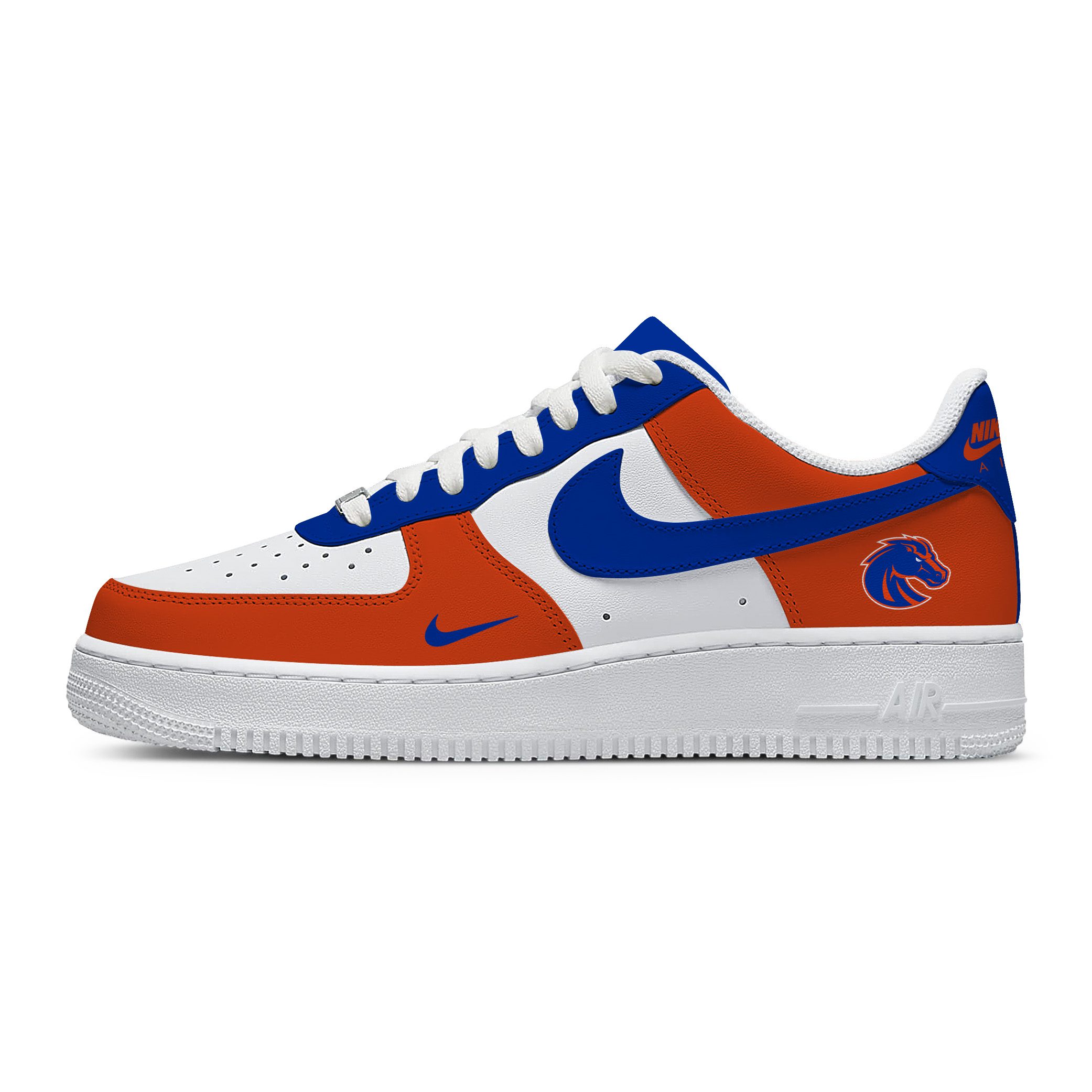 NCAA Boise State Broncos AF1 Stylish Casual Sneakers For Men Women For Fan