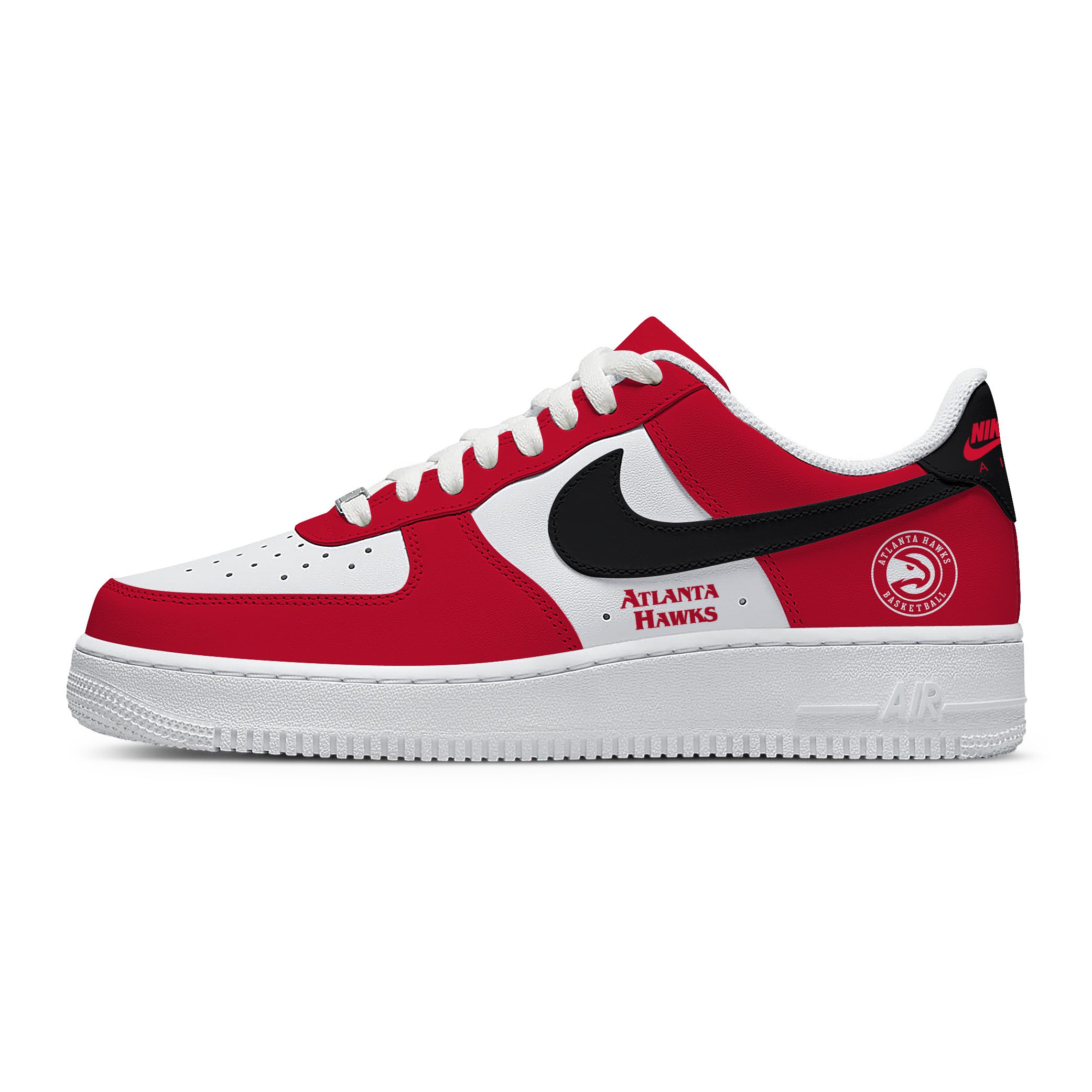 NBA Atlanta Hawks Nike Air Force 1 Low Sneakers For Fan