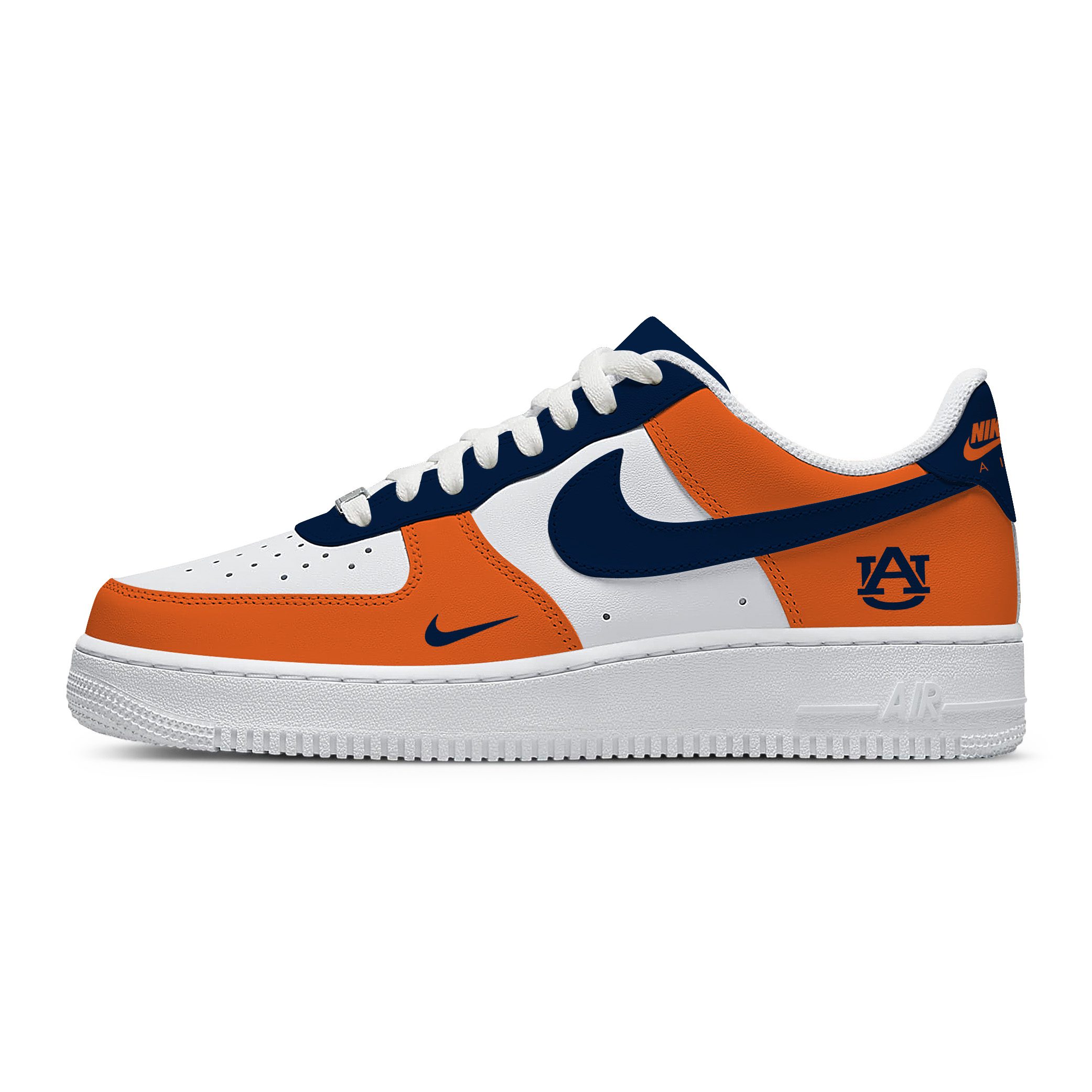 NCAA Auburn Tigers AF1 Stylish Casual Sneakers For Men Women For Fan
