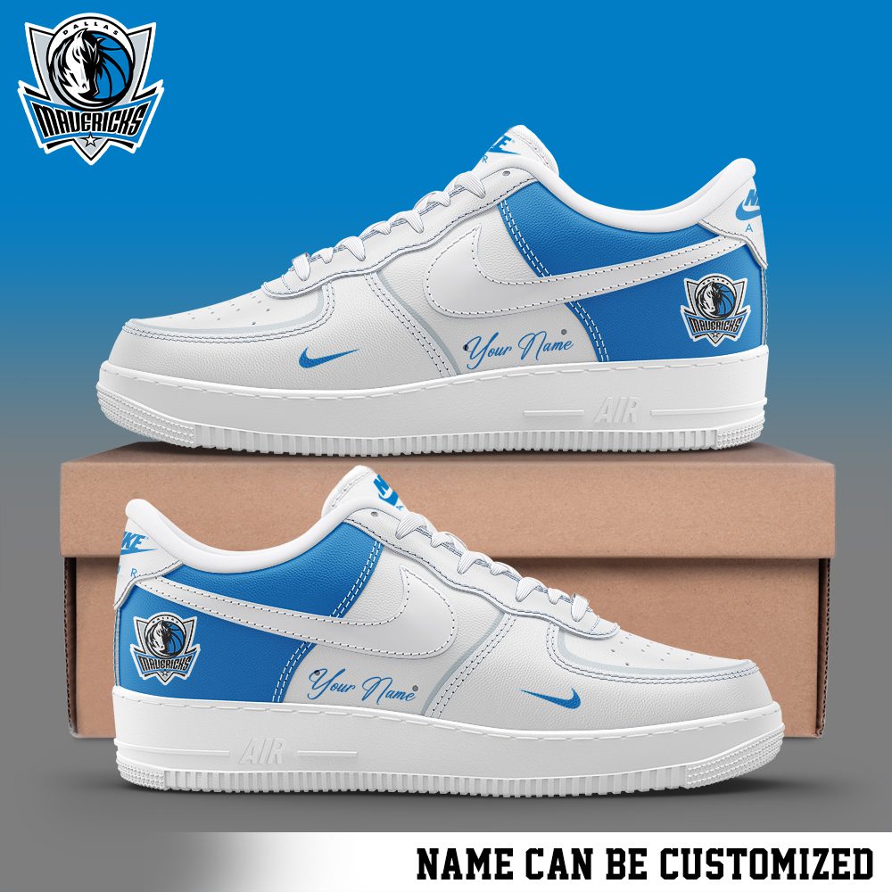 Dallas Mavericks NBA Custom Name AF1 Sneakers Limited Collection