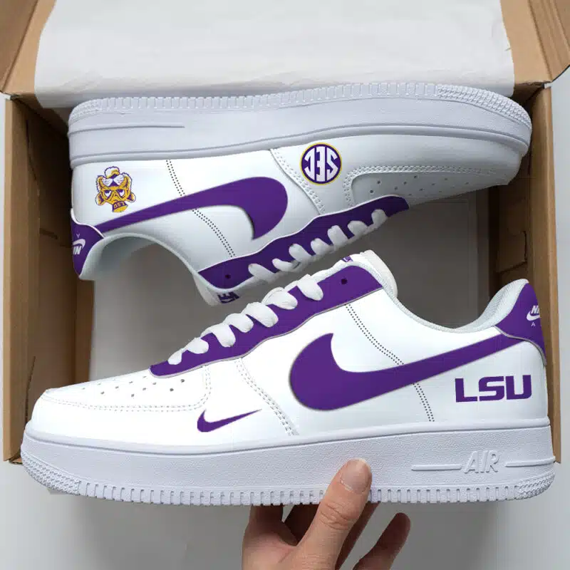 LSU Tigers NCAA Air Force Sneakers For Men Women