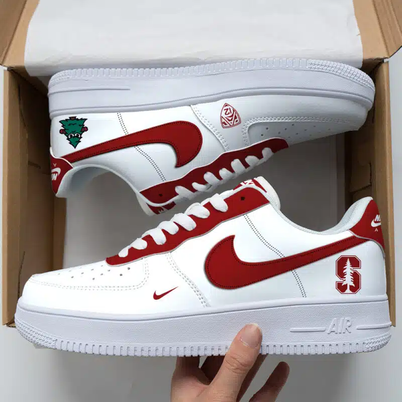 Stanford Cardinal NCAA Air Force Sneakers For Men Women