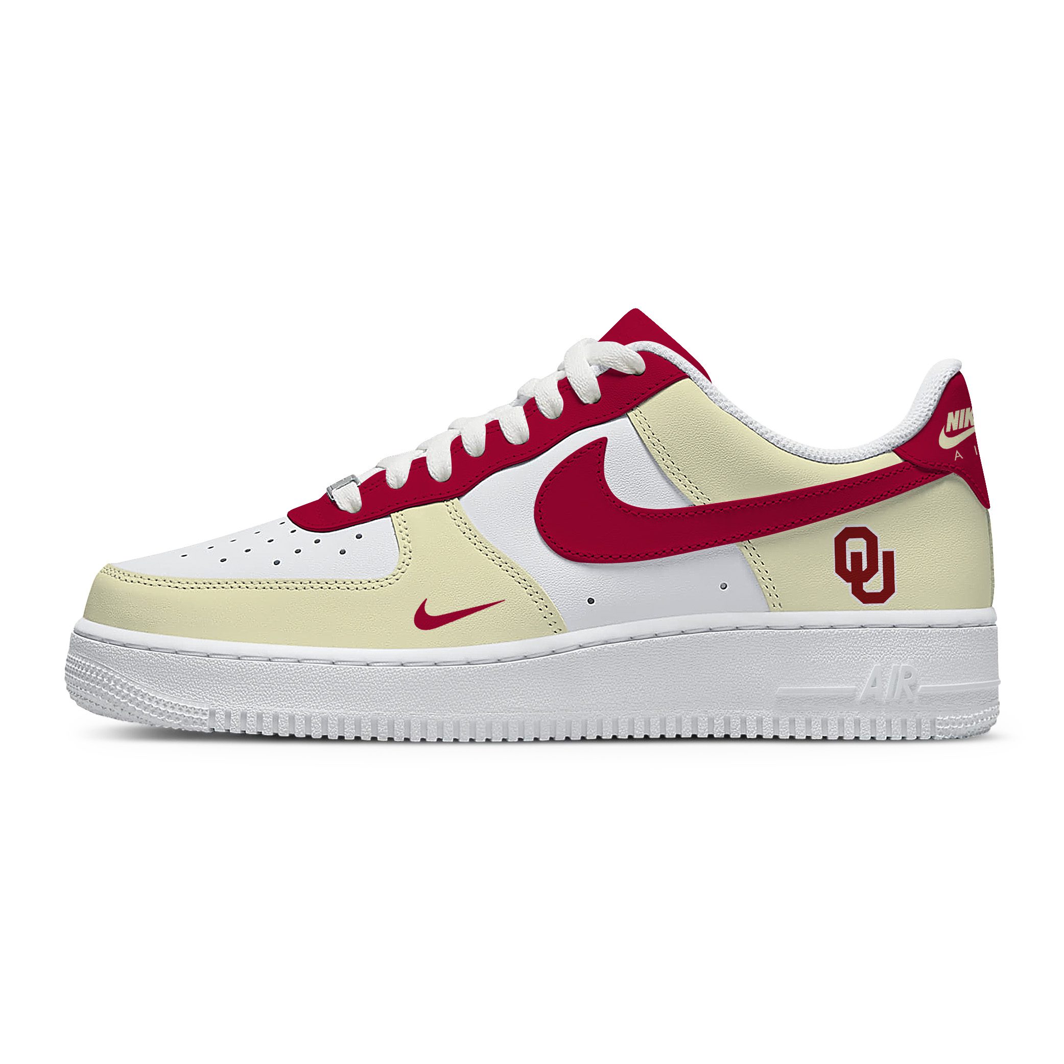 NCAA Oklahoma Sooners AF1 Stylish Casual Sneakers For Men Women For Fan