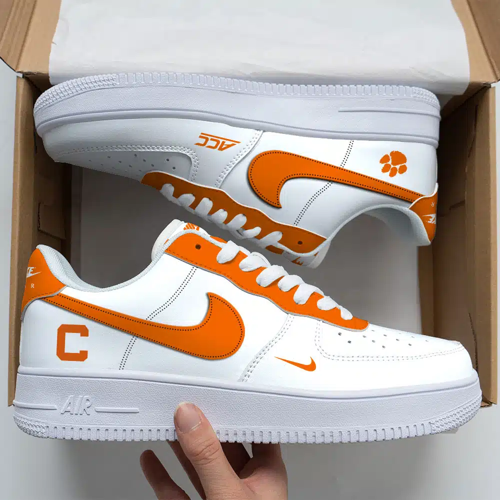 Clemson Tigers NCAA Air Force Sneakers For Men Women