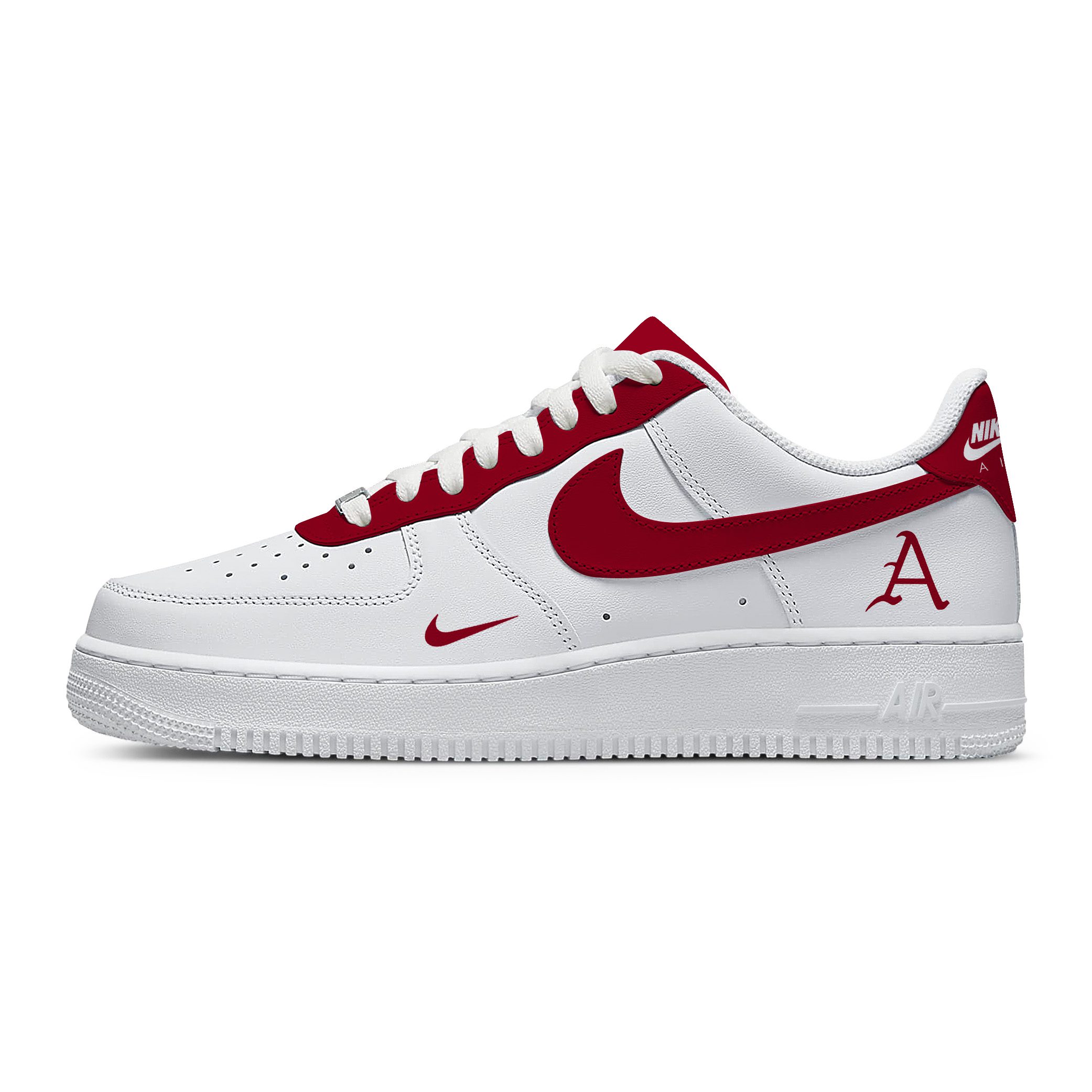 NCAA Arkansas Razorbacks AF1 Stylish Casual Sneakers For Men Women For Fan